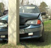 На улице Комсомольской произошла авария