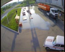 Коммунальная авария спровоцировала угрозу разлива горючих материалов на одной из АЗС в черте города