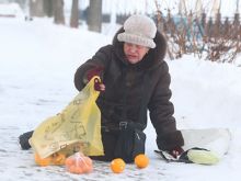 Из-за гололеда четверо зеленогорцев получили травмы на улицах города