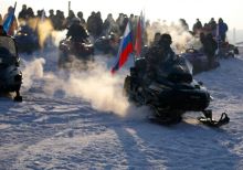 Снегоходный «Рыцарский турнир» в Зеленогорске
